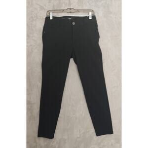 Simply Vera Vera Wang Petite Women Black Pants Size PM Skinny Pockets Stretchy